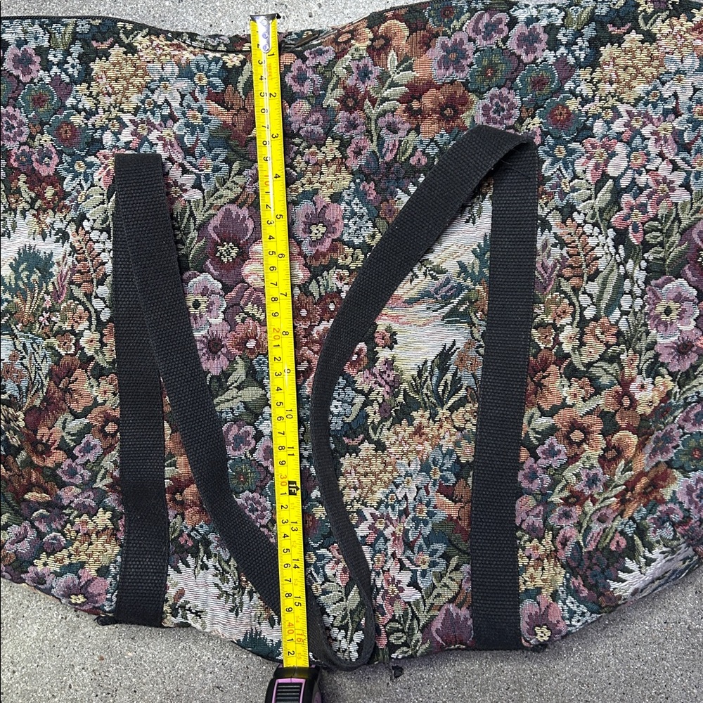 Vintage Victoria Rosenthal Design Floral Tapestry Weekender Bag - Picture 15 of 16